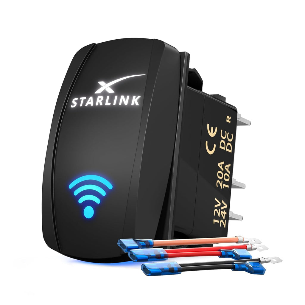 Ryvaxo Starlink Mini, Gen 2, and Gen 3 car charger adapter for RV and camping setup, main product image