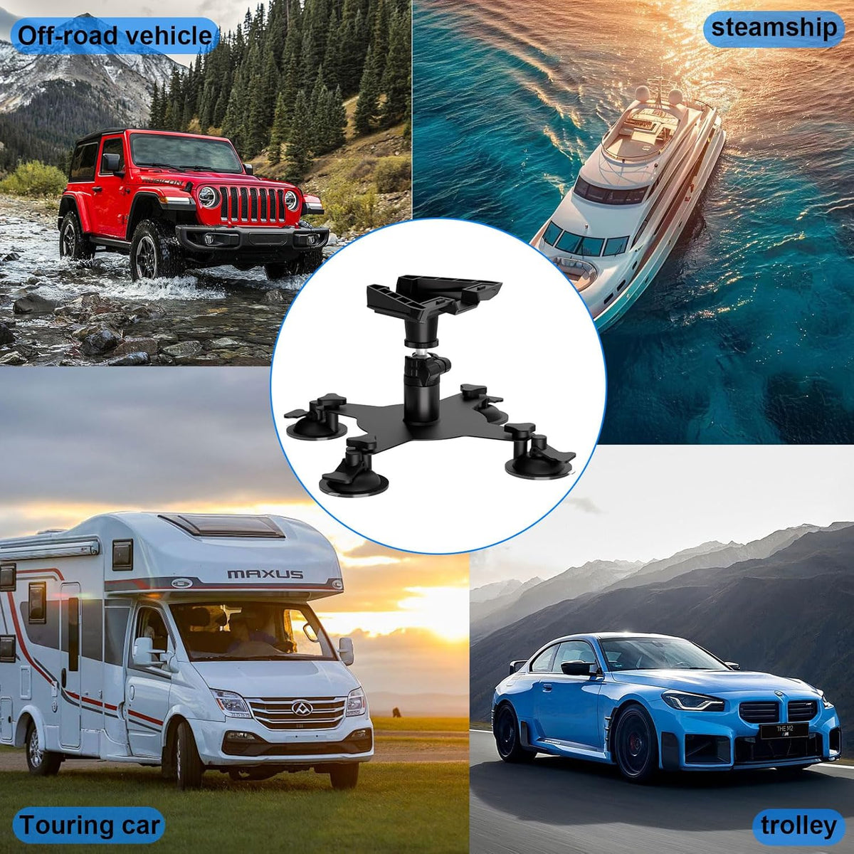 Ryvaxo Starlink Mini car charger adapter for RV and camping setup, product detail image 3