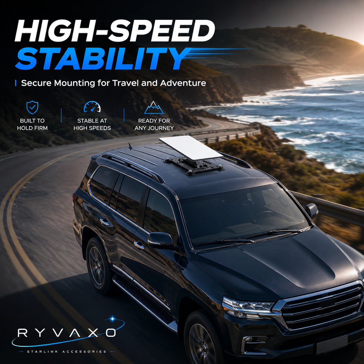 Ryvaxo Starlink Mini car charger adapter for RV and camping setup, product detail image 3
