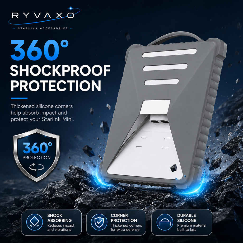 Ryvaxo Starlink Mini protective cover for roof installation, product detail image 2