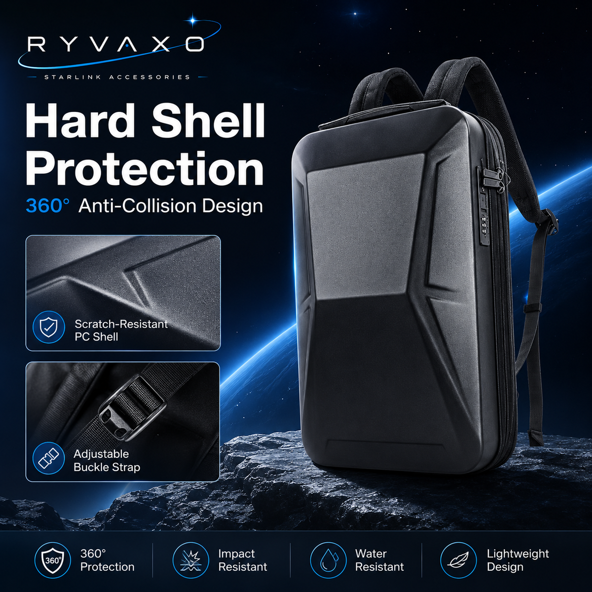 Ryvaxo Starlink Mini power adapter for vehicle setup, product detail image 2