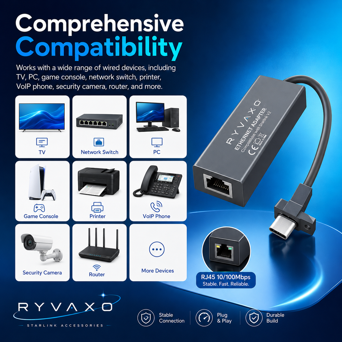Ryvaxo Starlink Gen 2 mounting accessory for Starlink accessory setup, product detail image 2