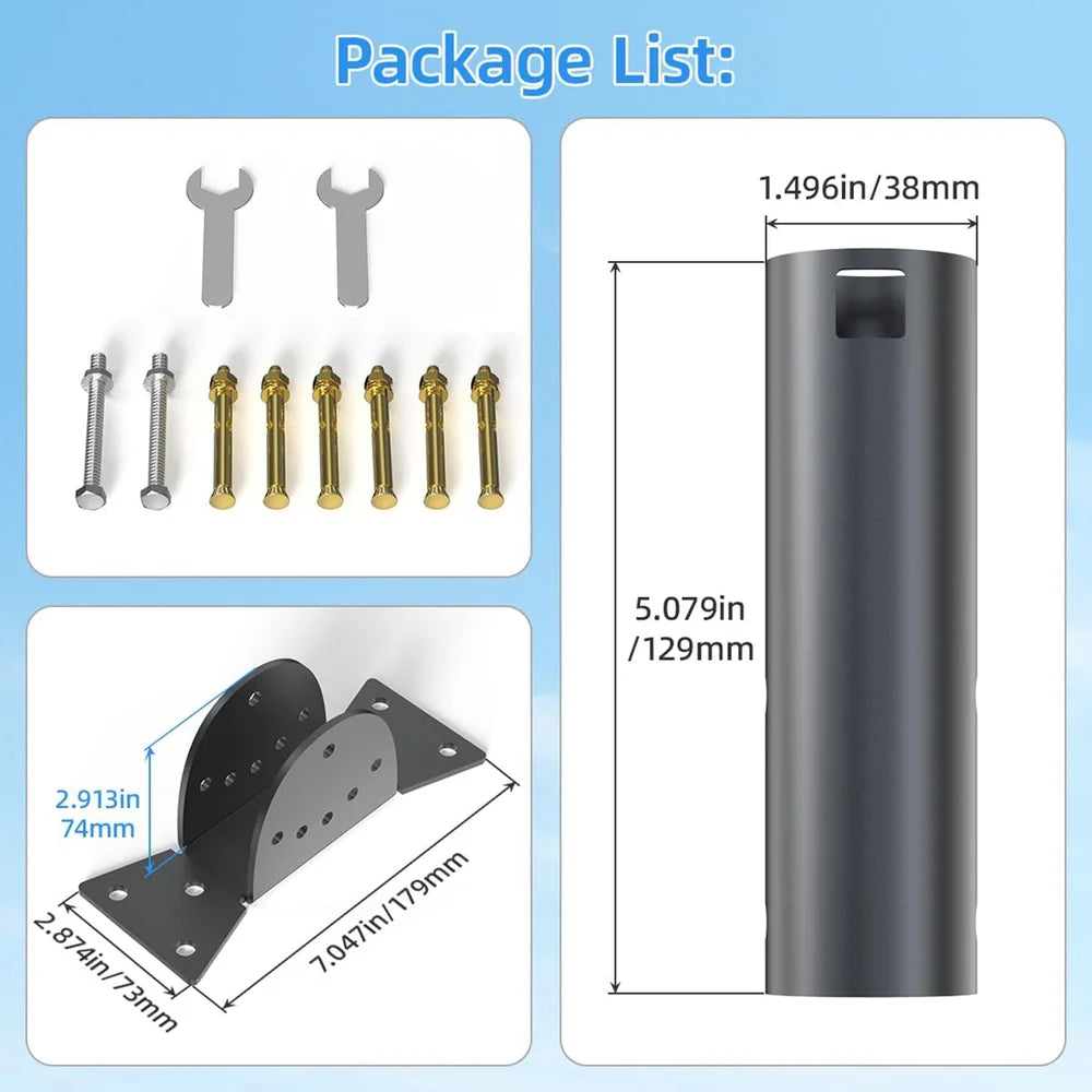 Ryvaxo Starlink Gen 2 roof mount for roof installation, product detail image 5