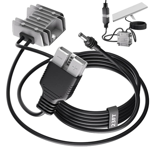 Ryvaxo Starlink Mini step-up power converter for RV and camping setup, main product image