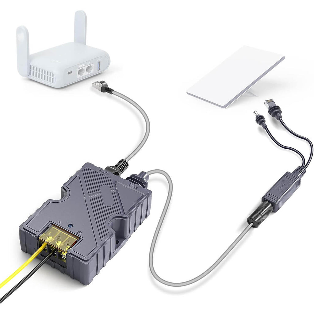 Ryvaxo Starlink Mini power adapter for RV and camping setup, main product image