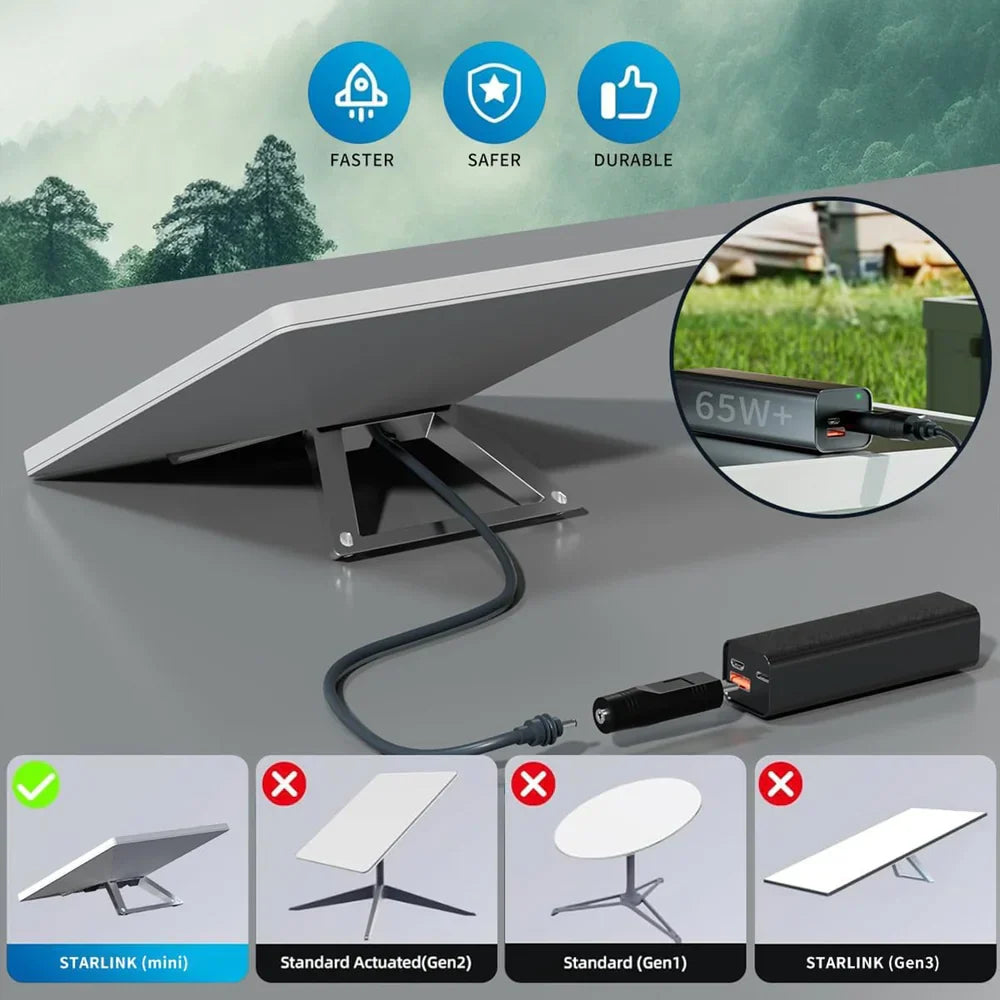 Ryvaxo Starlink Mini portable power bank for RV and camping setup, product detail image 5