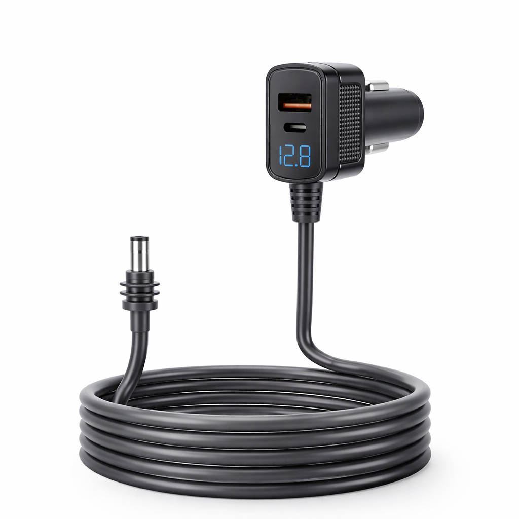 Ryvaxo Starlink Mini car charger adapter for RV and camping setup, product detail image 5